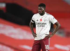 Thomas Partey in Action: Arsenal vs. Manchester United, 2020-21 Premier League (Behind Closed Doors)