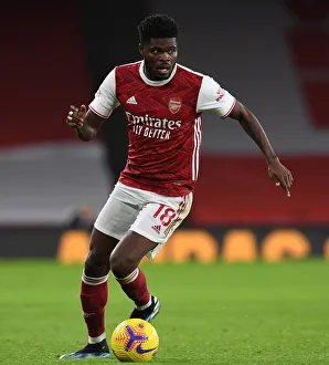 Thomas Partey in Action: Arsenal vs. Newcastle United - Premier League 2021 (Behind Closed Doors)