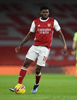Thomas Partey in Action: Arsenal vs. Newcastle United (2020-21) - Emirates Stadium (Behind Closed Doors)