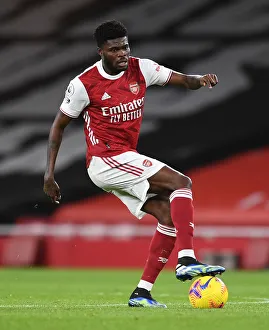 Thomas Partey in Action: Arsenal vs. Newcastle United (2020-21) - Empty Emirates Stadium