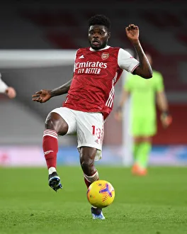 Arsenal V Newcastle United 2020-21 Prints: Thomas Partey in Action: Arsenal vs