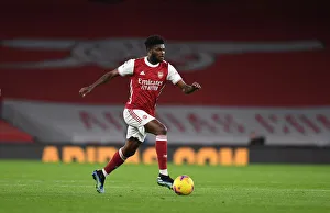 Arsenal V Newcastle United 2020-21 Prints: Thomas Partey in Action: Arsenal vs