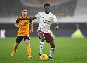 Thomas Partey in Action: Arsenal vs. Wolverhampton Wanderers, Premier League 2020-21
