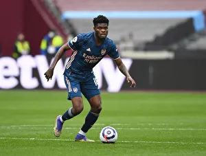 Thomas Partey in Action: Arsenal vs. West Ham United - Premier League 2021 (Behind Closed Doors)