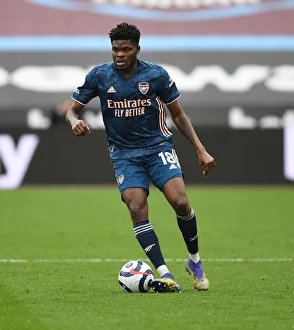Thomas Partey in Action: Arsenal vs. West Ham United - Premier League 2021 (Behind Closed Doors)
