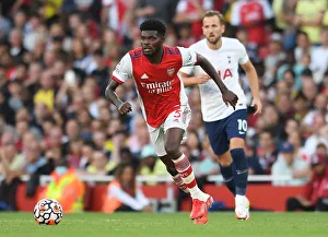 Arsenal V Tottenham Hotspur 2021-22 Prints: Thomas Partey in Action: Arsenal vs