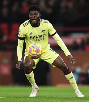 Manchester United V Arsenal 2020-21 Prints: Thomas Partey in Action: Arsenal vs
