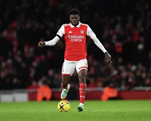 Thomas Partey in Action: Arsenal vs. West Ham United, Premier League 2022-23
