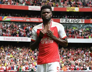 Thomas Partey in Action: Arsenal vs. Nottingham Forest, Premier League 2023-24