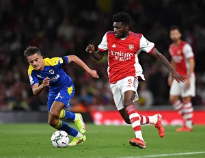 Thomas Partey in Action: Arsenal vs AFC Wimbledon, Carabao Cup Third Round