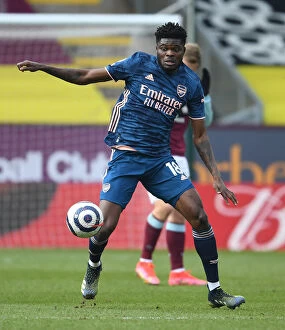 Images Dated 6th March 2021: Thomas Partey in Action: Arsenal vs Burnley, Premier League 2021 (Behind Closed Doors)