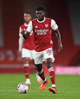 Arsenal V Leicester City 2020-21 Prints: Thomas Partey in Action: Arsenal vs Leicester City
