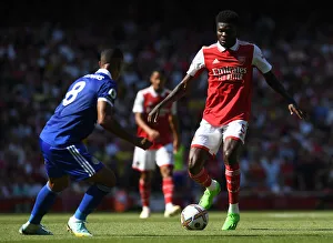 Arsenal V Leicester City 2022-23 Prints: Thomas Partey in Action: Arsenal vs Leicester City, Premier League 2022-23