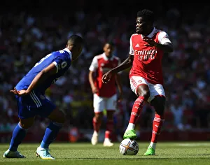 Arsenal V Leicester City 2022-23 Prints: Thomas Partey in Action: Arsenal vs Leicester City, Premier League 2022-23