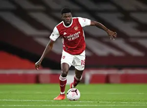 Arsenal V Leicester City 2020-21 Prints: Thomas Partey in Action: Arsenal vs Leicester City (Behind Closed Doors) - 2020-21 Premier League