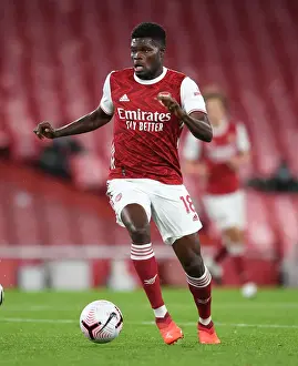 Arsenal V Leicester City 2020-21 Prints: Thomas Partey in Action: Arsenal vs Leicester City (Behind Closed Doors) - 2020-21 Premier League
