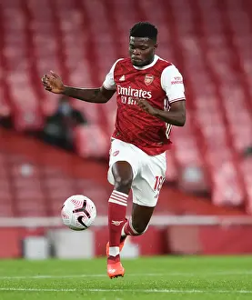 Arsenal V Leicester City 2020-21 Prints: Thomas Partey in Action: Arsenal vs Leicester City (Behind Closed Doors)