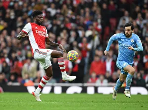 Arsenal V Manchester City 2021-22 Prints: Thomas Partey in Action: Arsenal vs Manchester City, Premier League 2021-22
