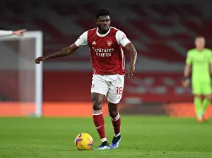 Arsenal V Newcastle United 2020-21 Prints: Thomas Partey in Action: Arsenal vs Newcastle United (2020-21) - Emirates Stadium (Behind Closed Doors)