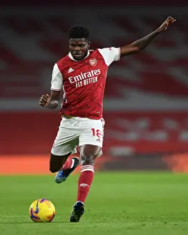 Arsenal V Newcastle United 2020-21 Prints: Thomas Partey in Action: Arsenal vs Newcastle United (2020-21) - Emirates Stadium (Behind Closed Doors)