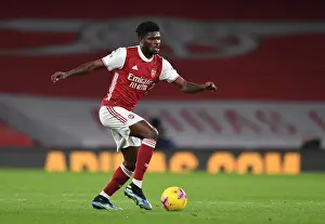 Thomas Partey in Action: Arsenal vs Newcastle United (Premier League 2021, Emirates Stadium) - Behind Closed Doors
