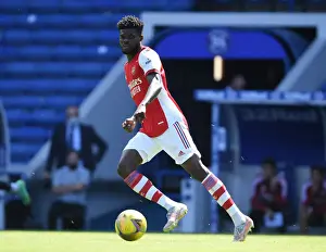 Glasgow Rangers V Arsenal 2021-22 Prints: Thomas Partey in Action: Arsenal vs Rangers Pre-Season Friendly, Glasgow 2021