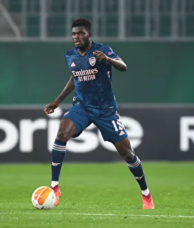 Thomas Partey in Action: Arsenal vs Rapid Vienna, UEFA Europa League 2020-21