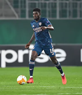 Thomas Partey in Action: Arsenal vs Rapid Vienna, UEFA Europa League 2020-21