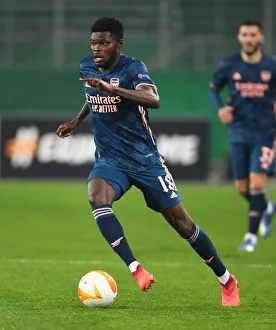 Thomas Partey in Action: Arsenal vs Rapid Vienna, UEFA Europa League 2020-21