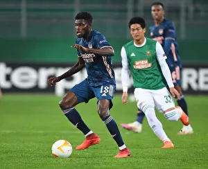 Thomas Partey in Action: Arsenal vs Rapid Vienna, UEFA Europa League 2020-21