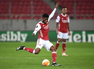 Arsenal V SL Benfica 2020-21 Prints: Thomas Partey in Action: Arsenal vs SL Benfica, UEFA Europa League 2021