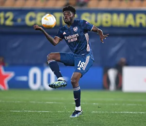 Thomas Partey in Action: Arsenal vs Villarreal, UEFA Europa League Semi-Final Leg One (Behind Closed Doors)