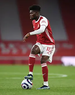 Thomas Partey in Action: Arsenal vs West Bromwich Albion, Premier League 2020-21 (Behind Closed Doors)