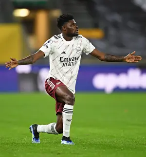 Thomas Partey in Action: Arsenal vs Wolverhampton Wanderers, Premier League 2020-21