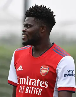 Thomas Partey in Action: Arsenal's Pre-Season Battle against Millwall