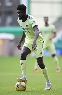 Hibernian V Arsenal 2021-22 Prints: Thomas Partey in Action: Arsenal's Pre-Season Triumph over Hibernian (Edinburgh 2021)