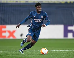 Villarreal V Arsenal 2020-21 Prints: Thomas Partey in Action: Arsenal's UEFA Europa League Semi-Final Match against Villarreal (Behind Closed Doors)