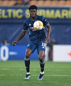 Villarreal V Arsenal 2020-21 Prints: Thomas Partey in Action: Arsenal's UEFA Europa League Semi-Final vs Villarreal (Behind Closed Doors)