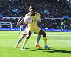 Thomas Partey in Action: Aston Villa vs. Arsenal, Premier League 2021-22