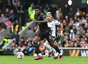 Thomas Partey in Action: Fulham vs. Arsenal, Premier League 2022-23