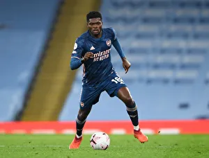 Thomas Partey in Action: Manchester City vs. Arsenal, 2020-21 Premier League (Behind Closed Doors)