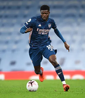 Thomas Partey in Action: Manchester City vs. Arsenal, Premier League 2020-21 (Behind Closed Doors)