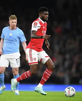 Manchester City V Arsenal 2022-23 Prints: Thomas Partey in Action: Manchester City vs