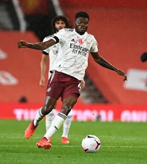 Manchester United V Arsenal 2020-21 Prints: Thomas Partey in Action: Manchester United vs