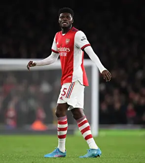 Thomas Partey: Arsenal's Midfield Maestro in Action against Wolverhampton Wanderers, Premier League 2021-22