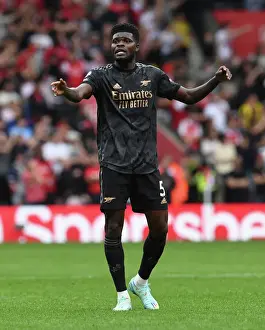 Thomas Partey: Arsenal's Midfield Maestro Shines in Premier League Clash Against Southampton (2022-23)