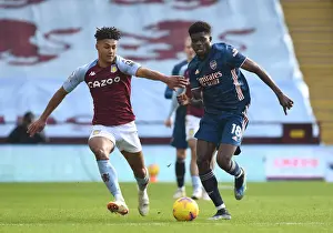 Thomas Partey Breaks Past Ollie Watkins: Aston Villa vs. Arsenal, Premier League 2021 (Behind Closed Doors)