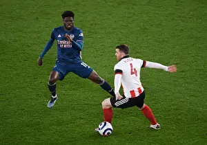 Thomas Partey Closes Down John Fleck: Intense Action from Sheffield United vs Arsenal (2020-21)