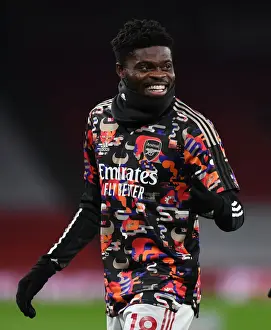 Thomas Partey Prepares for Empty Emirates Showdown: Arsenal vs Manchester United (2020-21)