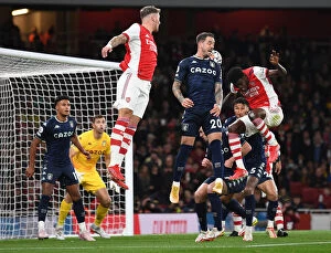 Arsenal v Aston Villa 2021-22 Collection: Thomas Partey Scores First Arsenal Goal: Arsenal 1-0 Aston Villa (Premier League 2021-22)